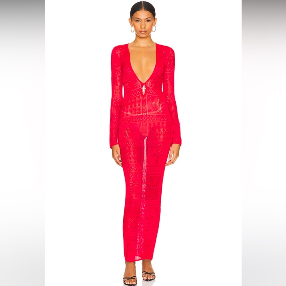 Estrel Maxi Dress in Red
LOBA